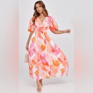 Sissyaki Women's Boho Floral Maxi Dress